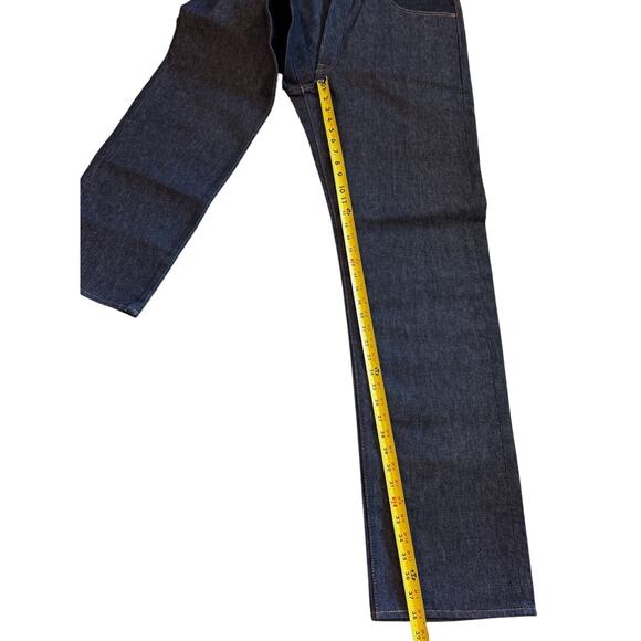 Levis 501 Jeans Mens Size 40x38 Blue Original Shrink to Fit Button Fly Raw Denim - Picture 11 of 12